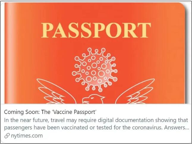 后疫情时代-全球多国推行“疫苗护照”？留学党需提前了解！