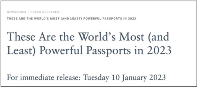 日本护照193国免签连续6年蝉联最强，含金量世界第一的原因是什么？